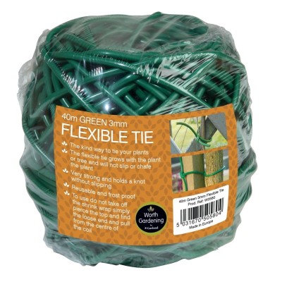Cable flexible verde de 40m y 3mm de grosor