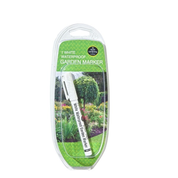 Wasserdichter Garten-Markierstift weiß