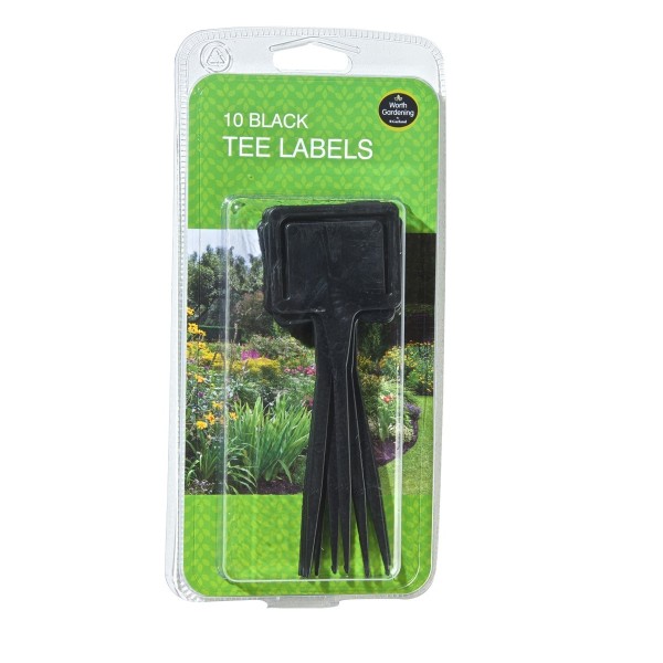 Black plain T-tag fastenersPack of 10